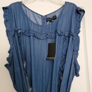 Eloquii Blue Dress NWT Size 24